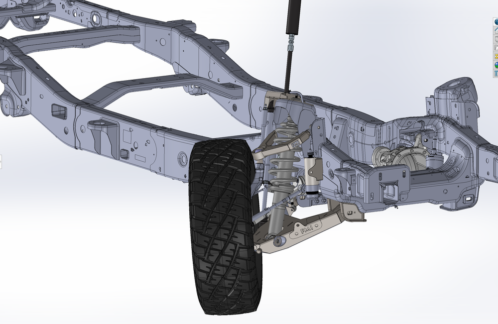 2010-2014 Raptor Mid Travel Front Suspension Kit with Fabricated Upper Arm - Gen 1