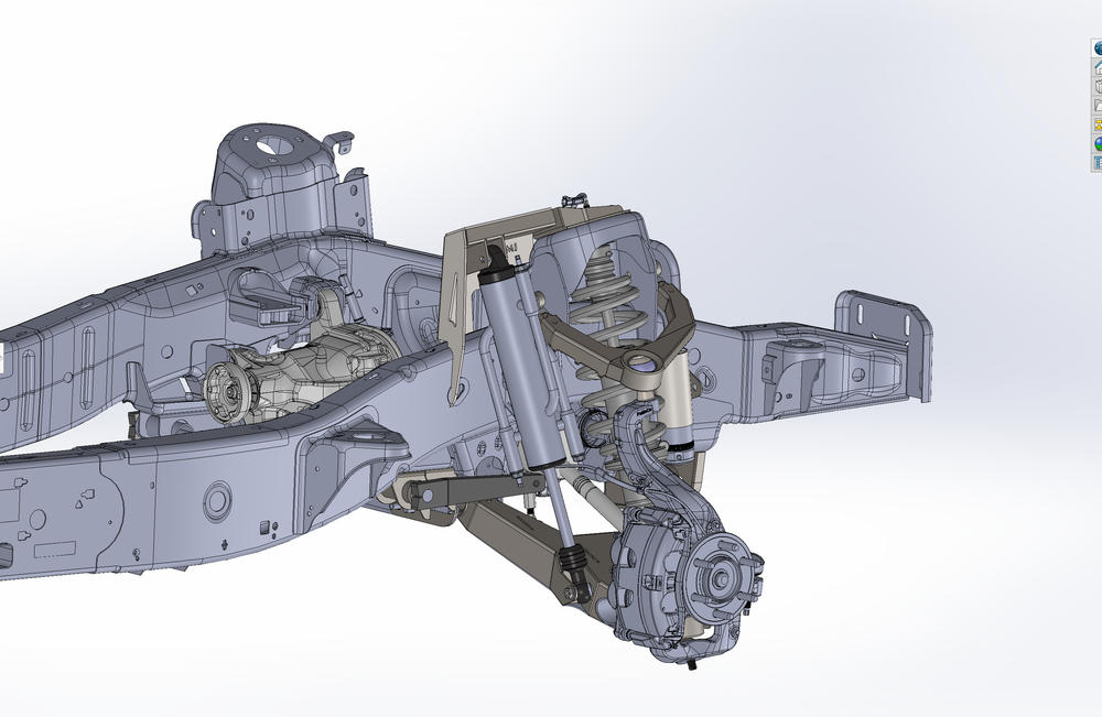 2010-2014 Raptor Mid Travel Front Suspension Kit with Fabricated Upper Arm - Gen 1