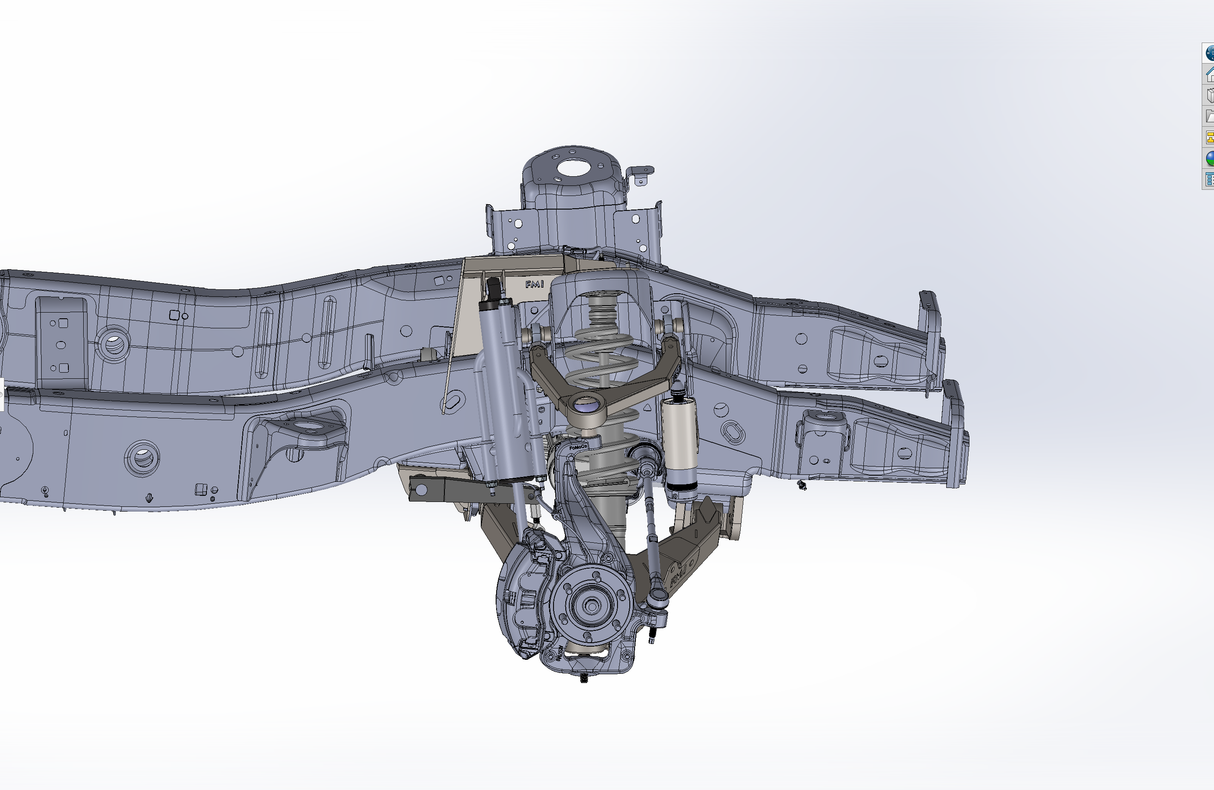 2017-2020 Raptor Mid Travel Front Suspension Kit with Fabricated Upper Arm - Gen 2