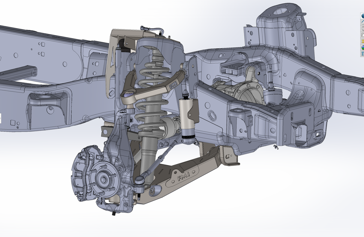 2017-2020 Raptor Mid Travel Front Suspension Kit with Fabricated Upper Arm - Gen 2