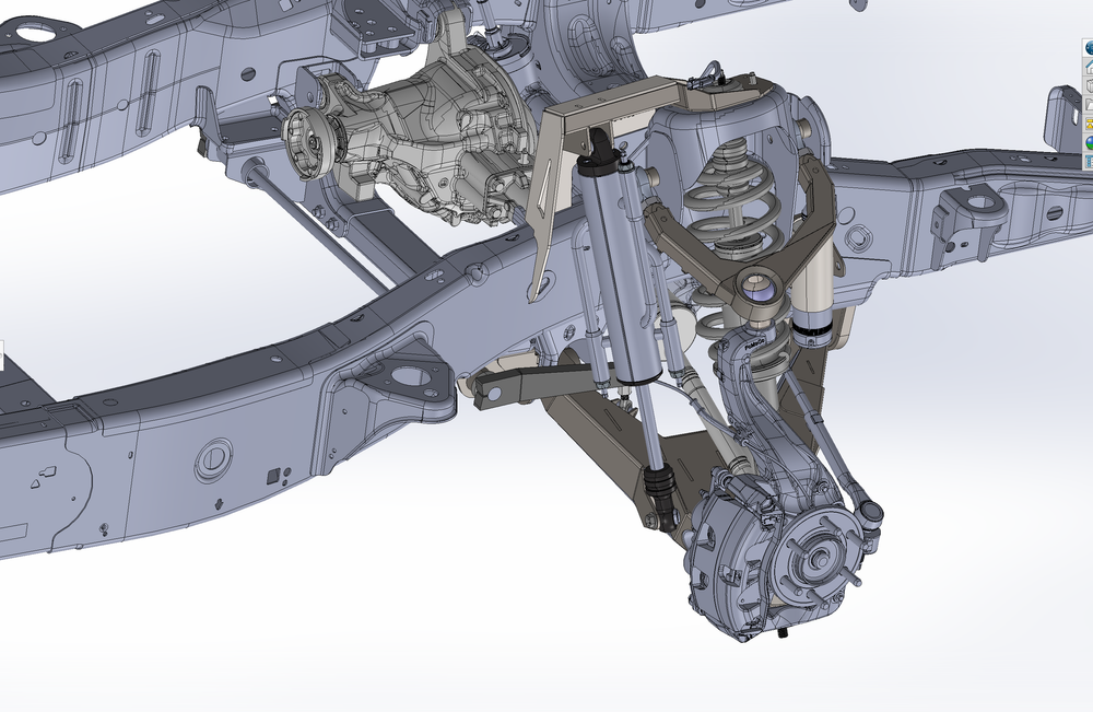 2010-2014 Raptor Mid Travel Front Suspension Kit with Fabricated Upper Arm - Gen 1