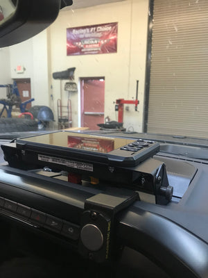 2021 - up F150 and Raptor Center Dash Fold Down GPS mount - HDS7 Live