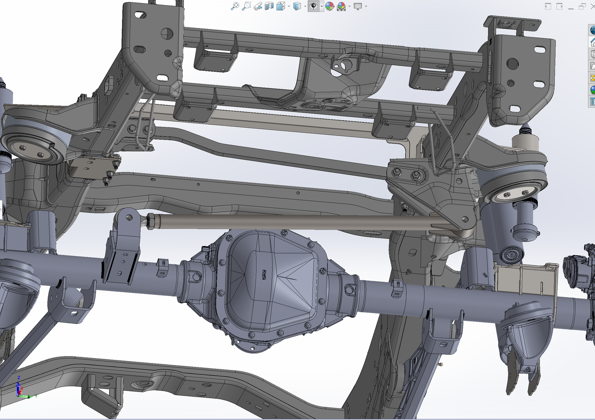 Gen 2 Raptor Rear Axle Rear Axle Track Bar