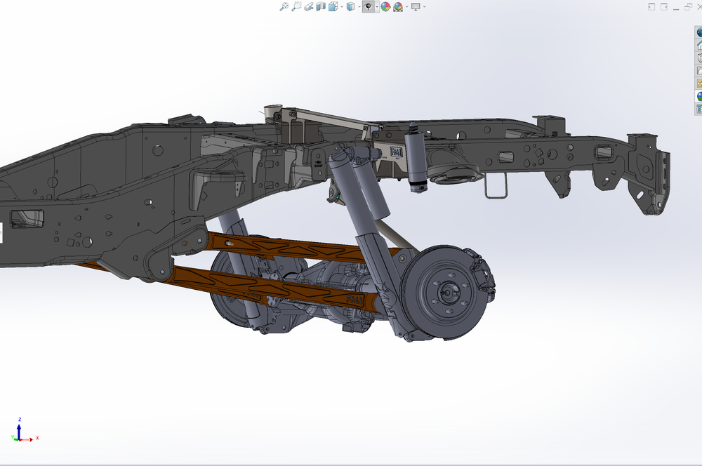 Gen 3 Raptor Billet Aluminum Rear Suspension Upper Arms - 2021 - 2024 F150 Raptor - Uniball Version