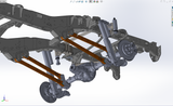 Gen 3 Raptor Billet Aluminum Rear Suspension Upper Arms - 2021 - 2024 F150 Raptor