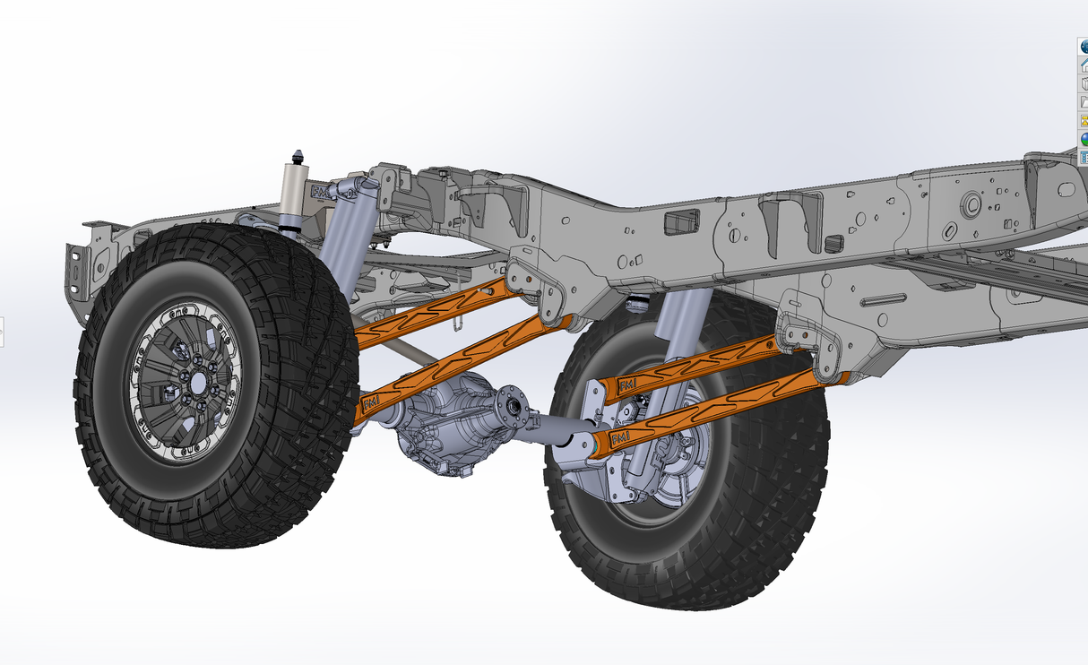 Gen 3 Raptor Billet Aluminum Rear Suspension Lower Arms