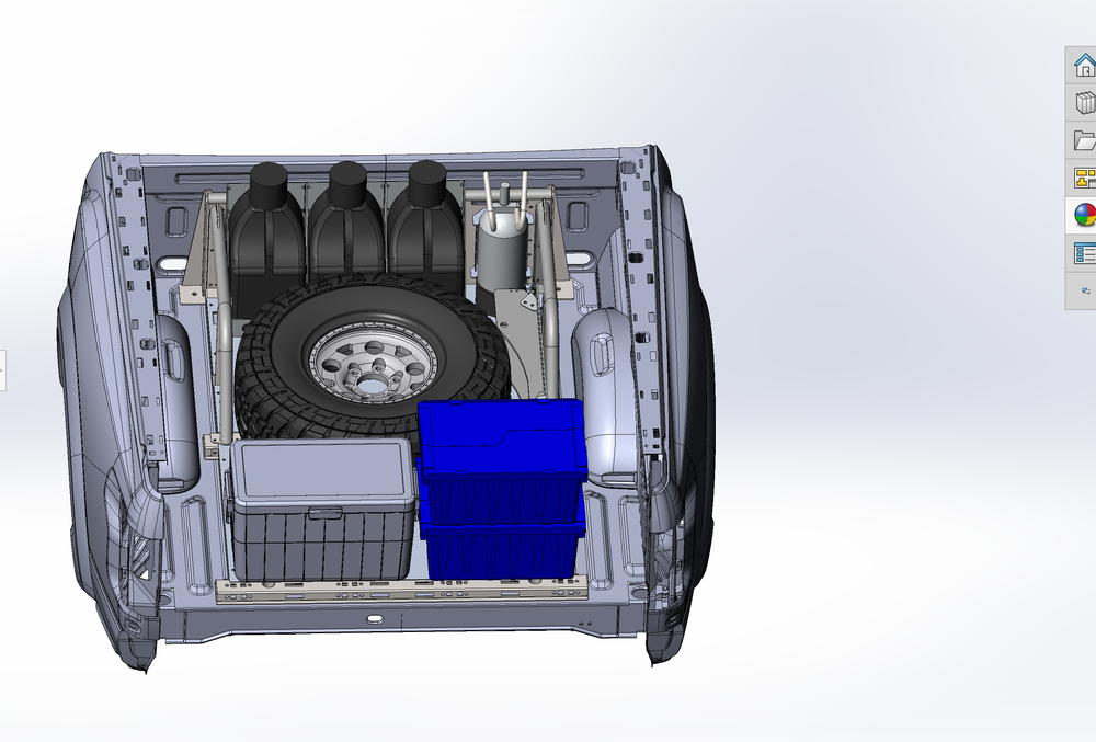 2017 - 2024 Ford Raptor & F150 Modular Bed Organizer