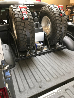 2017 - 2023 Ford Raptor Modular Bed Organizer with Slide Out Cargo Tray