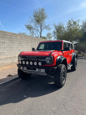 6th Gen Bronco Front Light Mount Kit  for Modular Stock Front Bumper - Use Any Light