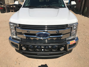 2017 up Ford Super Duty front bumper light bar mount kit