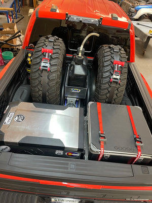 2017 - 2023 Ford Raptor Modular Bed Organizer with Slide Out Cargo Tray