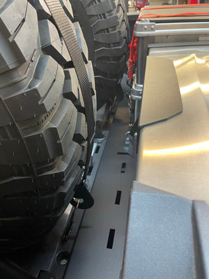 2017 - 2023 Raptor Rear Bed Organizer ---  ADD on Rear Cargo Slide Tray