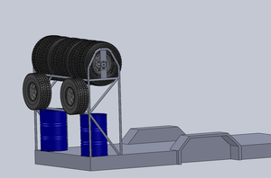 Off-Road Trailer Tire Carrier