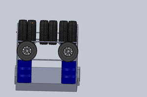 Off-Road Trailer Tire Carrier