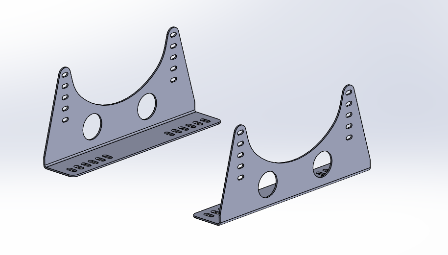 Sparco Seat conversion mounts to match MasterCraft seat mounts