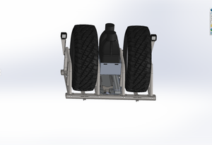 Dual Tire Carrier Quick Release Modular Bed Organizer
