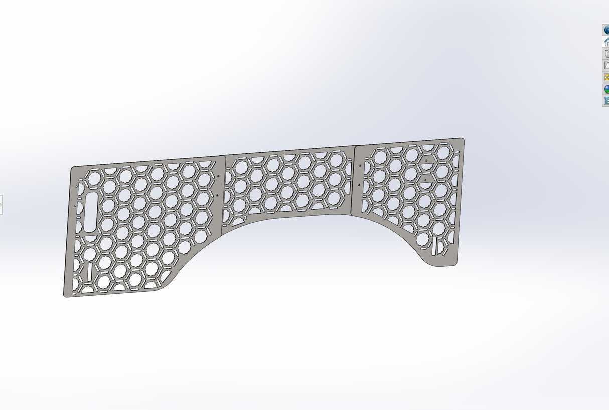 Ram TRX - Bed Organizer Panel kit - one side