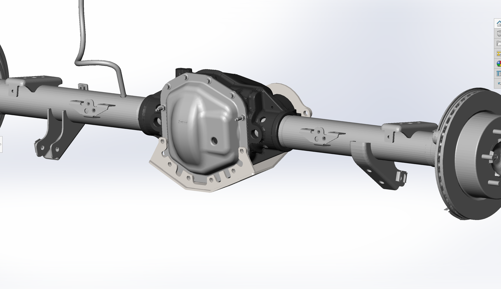 2019 - UP Ford Ranger Rear Differential Skid Plate - Foutz Motorsports LLC