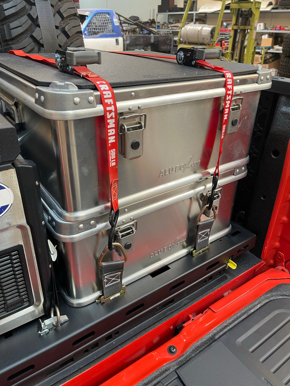 2017 - 2024 Raptor Rear Bed Organizer ---  ADD on Rear Cargo Slide Tray