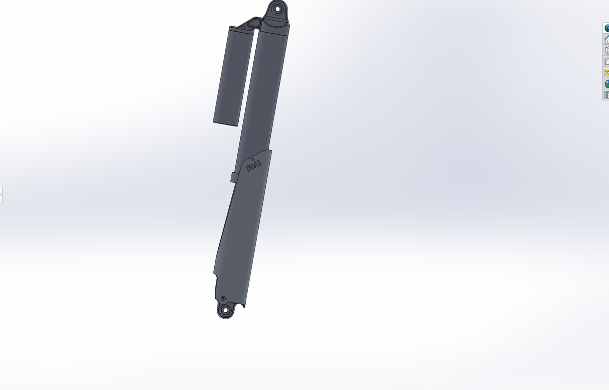 Full Length Aluminum Shock Guard REPLACEMENT for Gen 2 or Gen 3 Ford Raptor/ Raptor R for Rear Shock - SINGLE