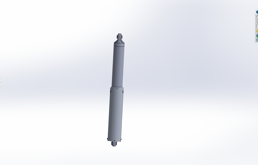 Full Length Aluminum Shock Guard REPLACEMENT for Gen 2 or Gen 3 Ford Raptor/ Raptor R for Rear Shock - SINGLE