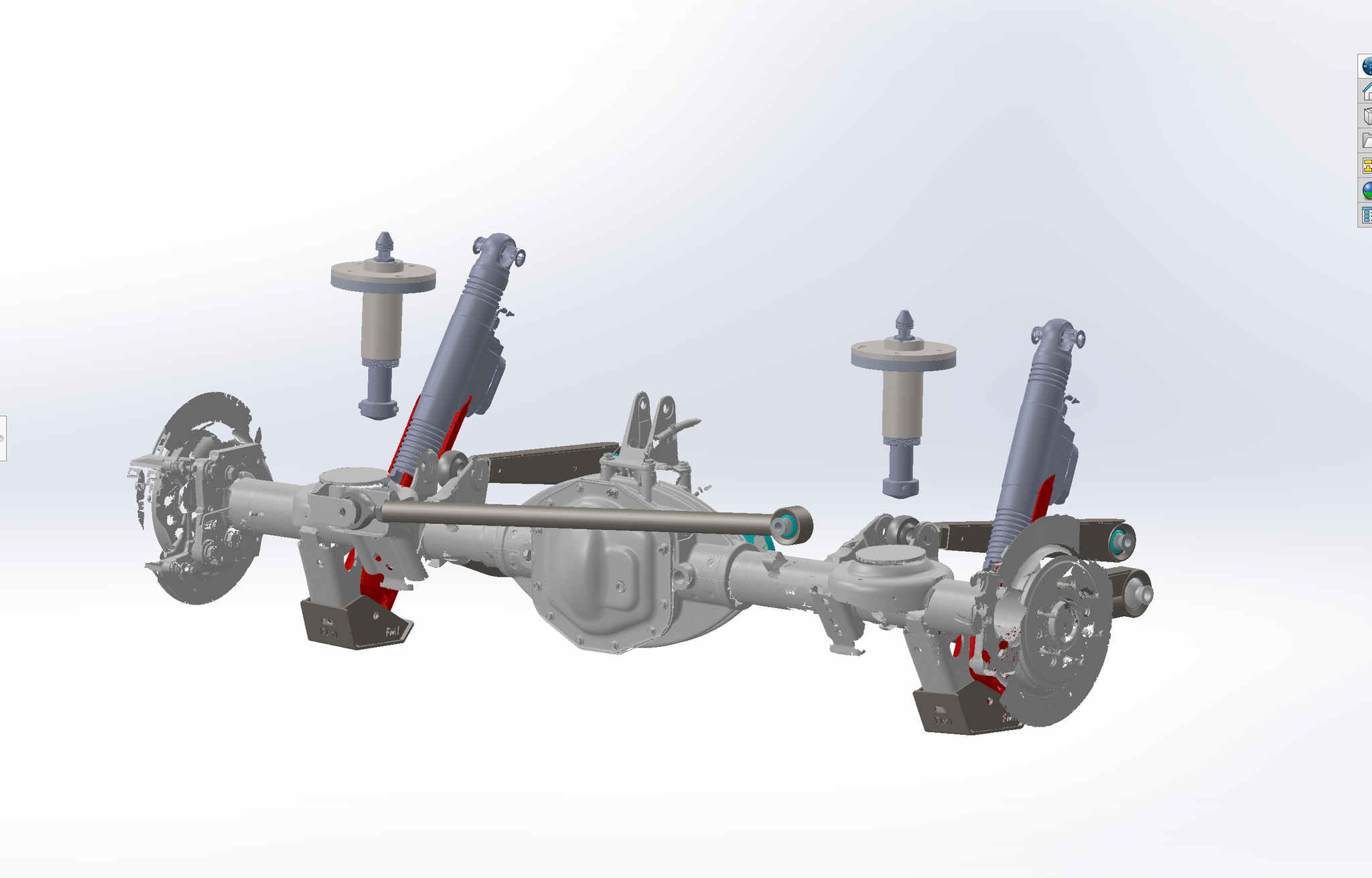 Aramox Rücksitz-Zug-Kit, Rücksitz-Zug-Kit Auto-Modifikations-Ersatz für  F-150 Supercrew ab 09(rot)