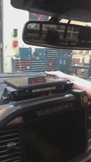 2021 - up F150 and Raptor Center Dash Fold Down GPS mount - HDS7 Live