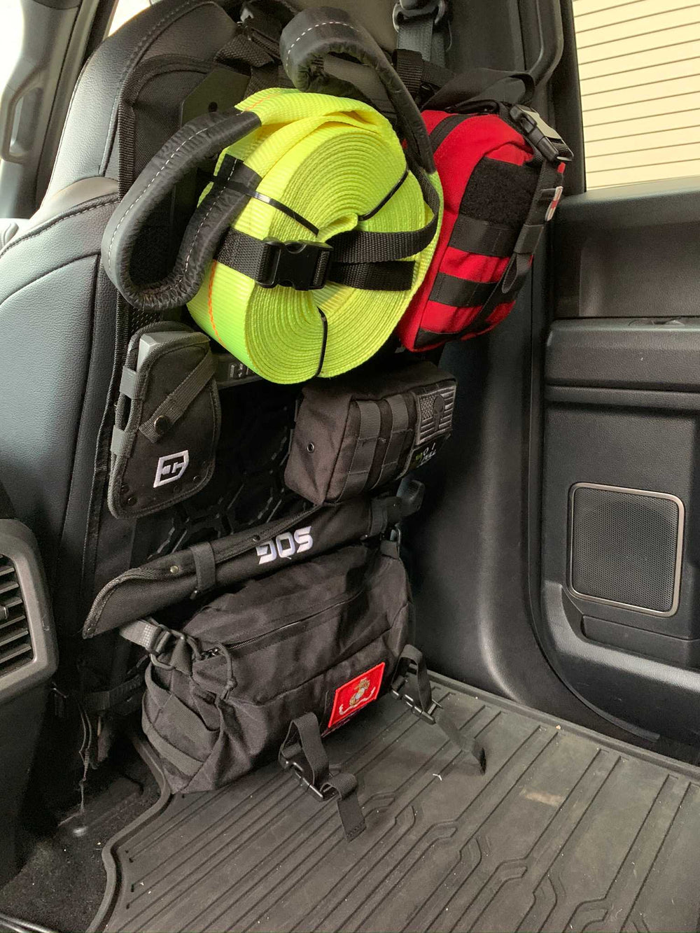 Off-Road Seat Back Panel Kit with Recovery Gear