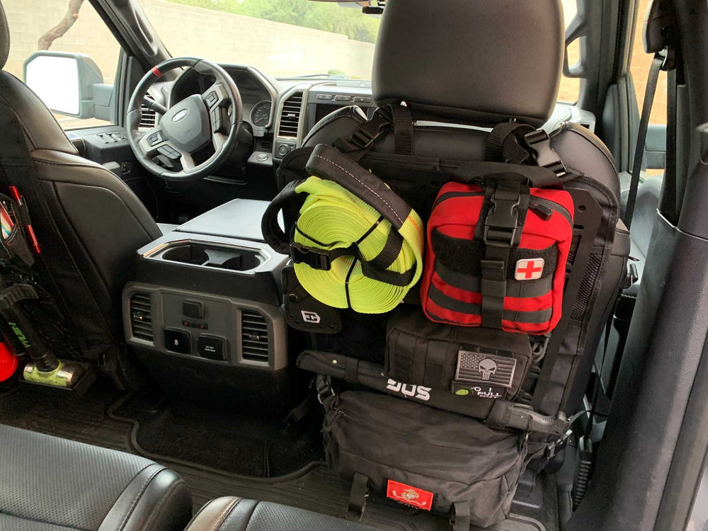 Off-Road Seat Back Panel Kit with Recovery Gear