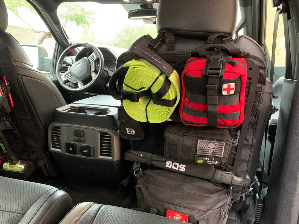 Off-Road Seat Back Panel Kit with Recovery Gear